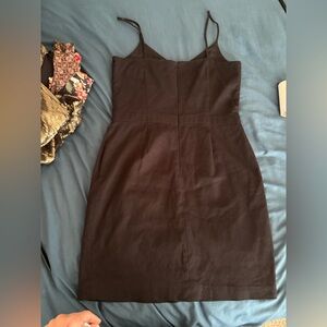 Black mini Joie dress textured